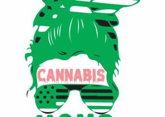 Cannabis Moms- TShirt Design,Cannabis Moms-SVG Cut File, 60 cannabis tshirt design bundle, weed svg bundle,weed tshirt design bundle, weed svg bundle quotes, weed graphic tshirt design, cannabis tshirt design, weed