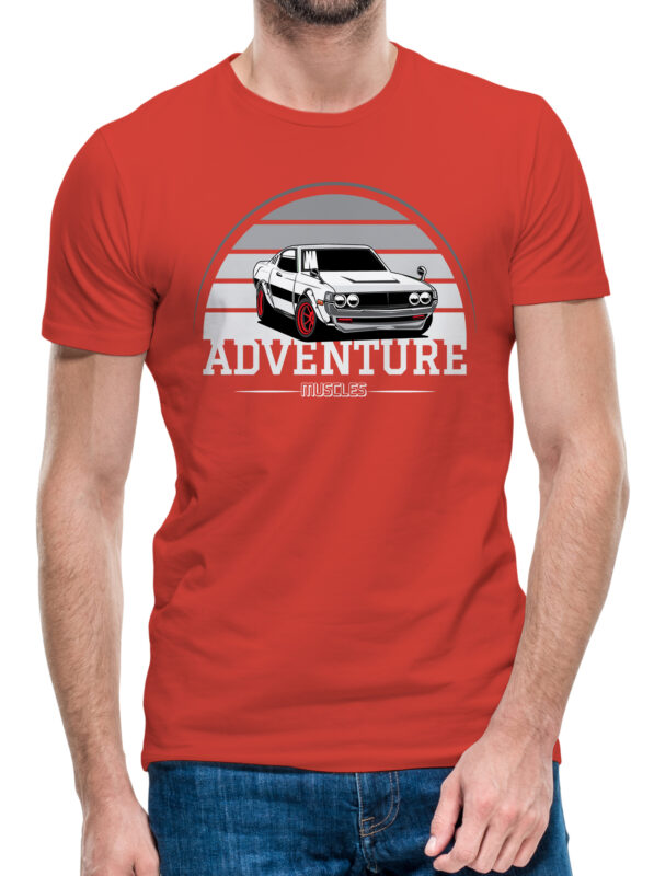 Adventure Muscles Car Retro Vintage Sports Cars Lover Ready to Print T-shirt Design