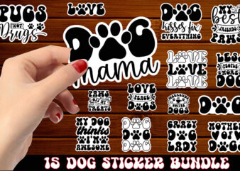 Dog Sticker Design Bundle