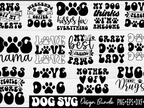 Dog svg design bundle