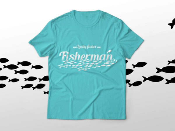 Fisherman t-shirt design