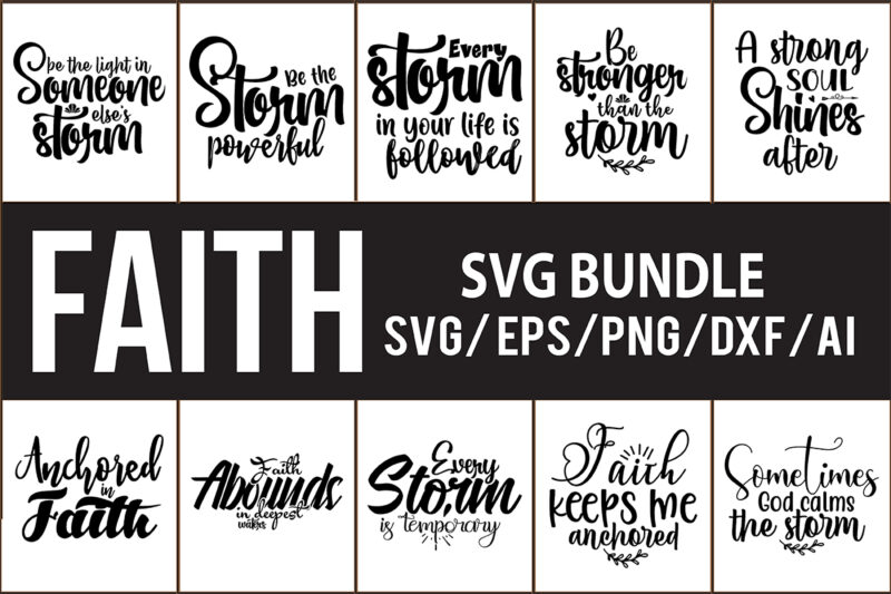 Faith SVG Bundle