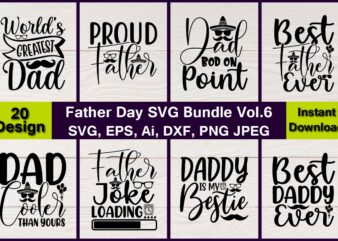 Father Day Vector 20 Design Bundle, Fathers Day svg Bundle,SVG,Fathers t-shirt, Fathers svg, Fathers svg vector, Fathers vector t-shirt, t-shirt, t-shirt design,Dad svg, Daddy svg, svg, dxf, png, eps, jpg,