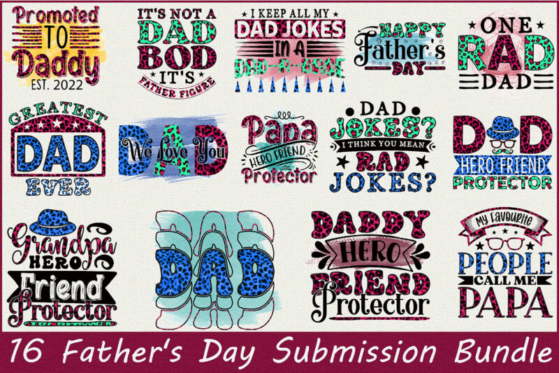 Father’s Day Submission Bundle