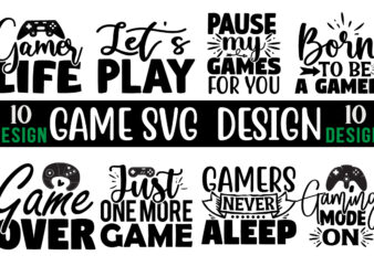 Game SVG Design bundle