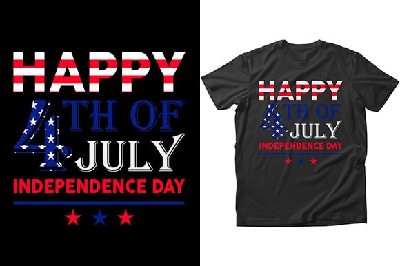 Happy 4th of july independence day graphic t shirt