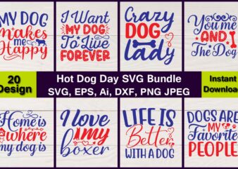 Hot Dog Vector Design Bundle t-shirts design, Hot dog day svg bundle, hot dog day svg,hot dog day,Dog Dad SVG Bundle, Father’s Day SVG, Best Dog Dad Ever SVG,Hotdog in Bun SVG, Fast Food SVG,Bunnings, Snags, Sausage svg, Food, Cut files