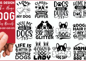 Huge Dog Svg Design Bundle