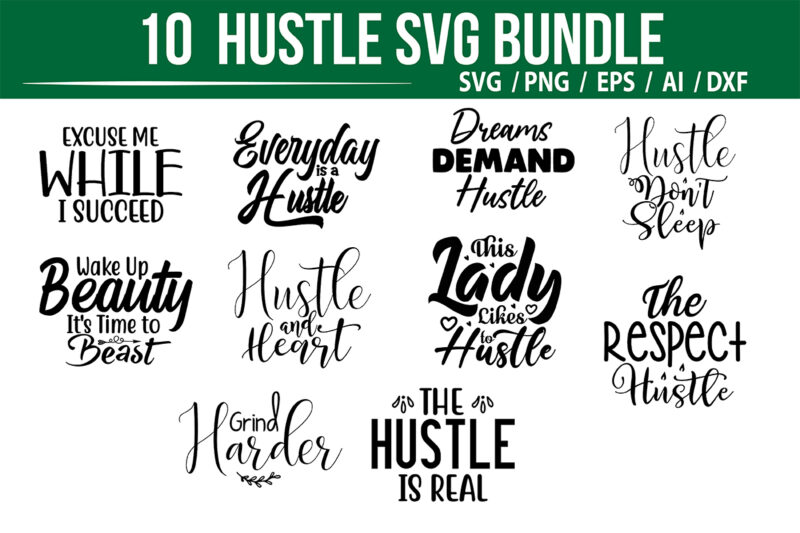 Hustle SVG Bundle