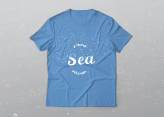 I need sea vitamin t-shirt design