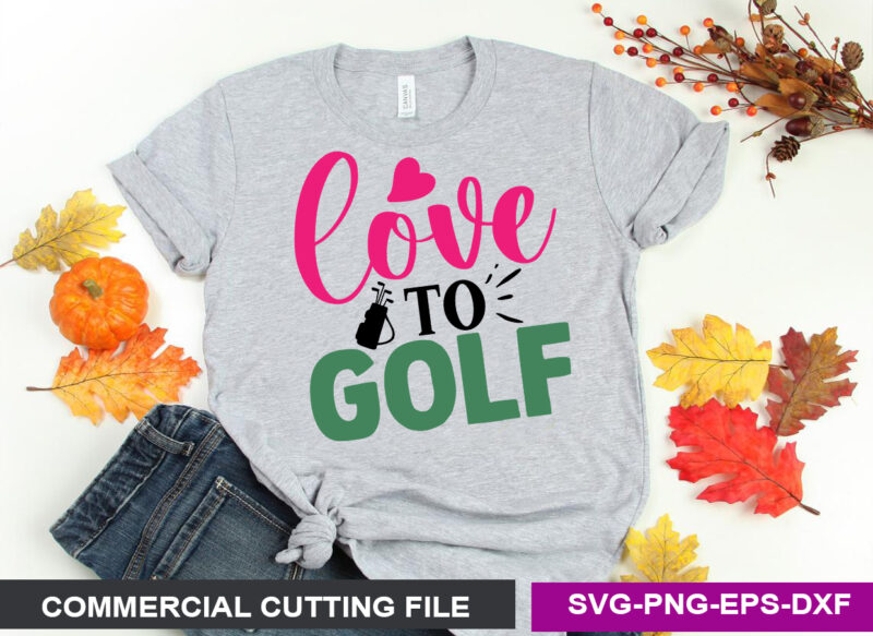 Golf SVG T shirt Design Bundle