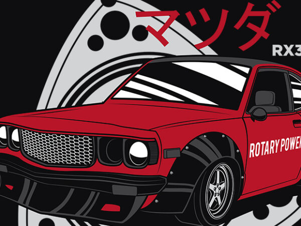 Mazda rx3 savanna shirt t shirt designs for sale