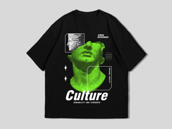 Culture – urban streetwear t-shirt designs ready to print