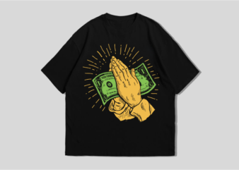 Money in My Mind Praying Hands Ready to Print