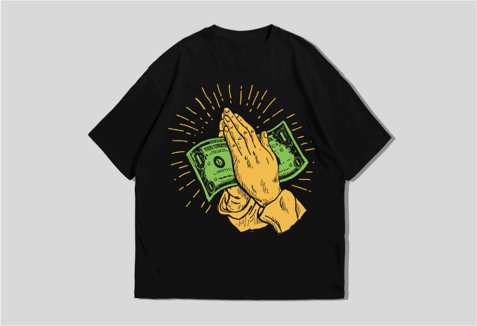 Money in My Mind Praying Hands Ready to Print