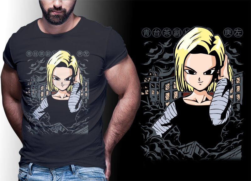 91 ANIME MIX tshirt designs bundle editable PART# 03