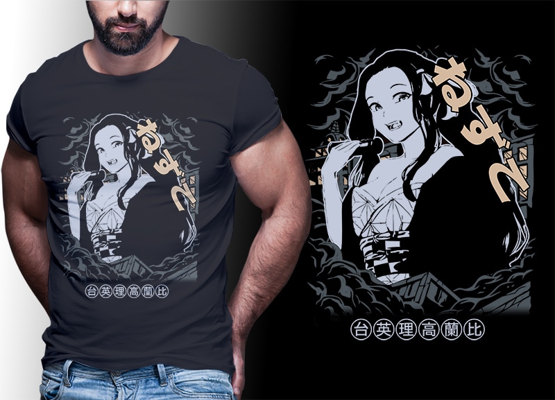 91 ANIME MIX tshirt designs bundle editable PART# 03