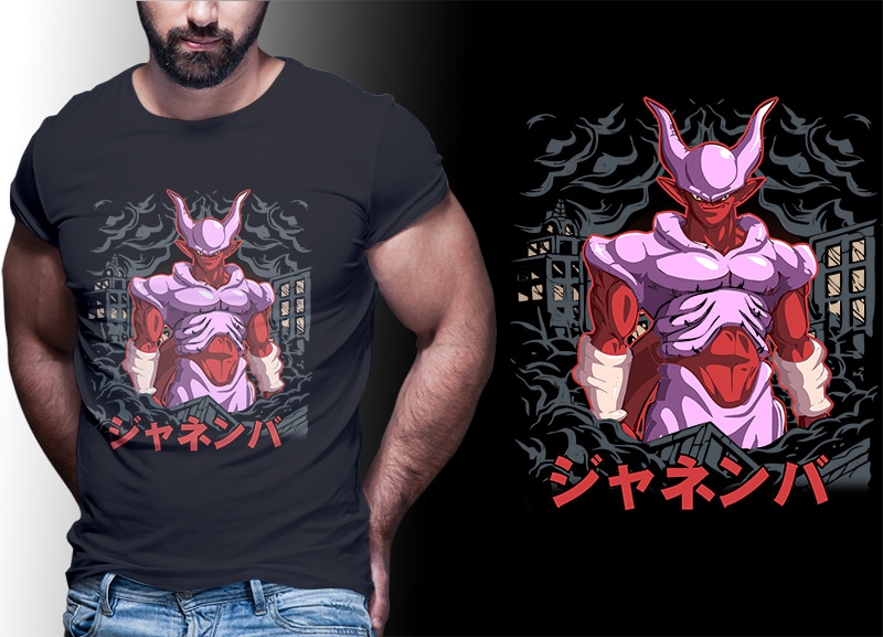 91 ANIME MIX tshirt designs bundle editable PART# 03