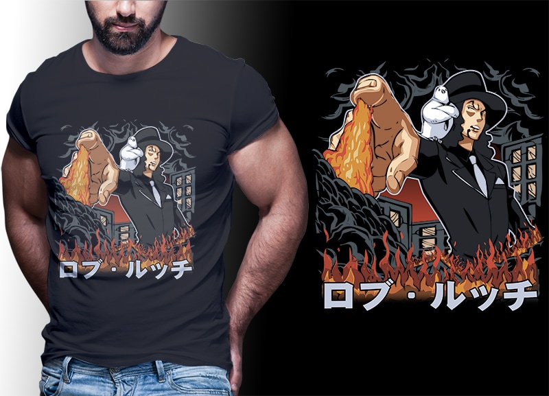 91 ANIME MIX tshirt designs bundle editable PART# 03