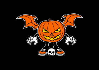 PUMPKIN HALLOWEEN t shirt illustration