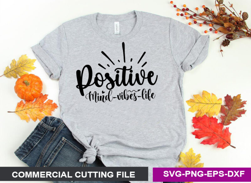 Positive SVG T shirt design Bundle