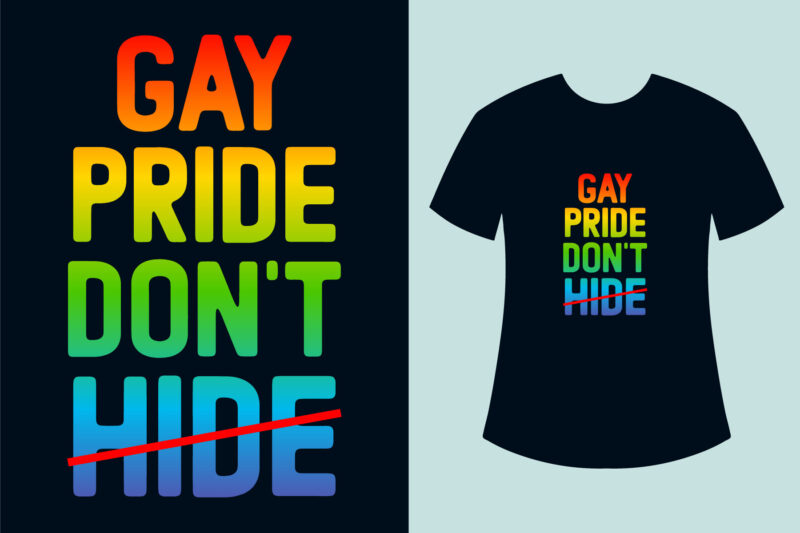 Gay Pride LGBT T-Shirt Design Bundle