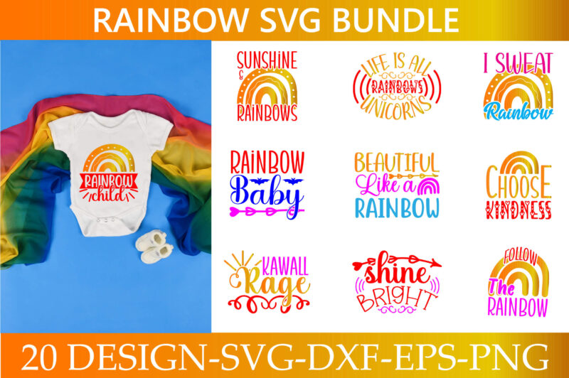 Rainbow SVG Bundle