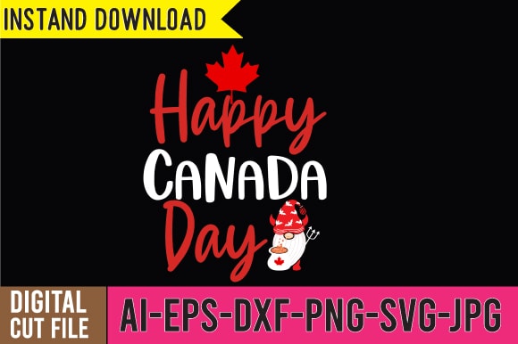 Happy canada day tshirt design ,happy canada day svg cut file, canada tshirt design,canada svg bundle , canada svg bundle quotes , canada tshirt bundle , canada 20 design ,