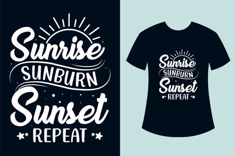 Summer SVG Bundle for T Shirt and Merchandise