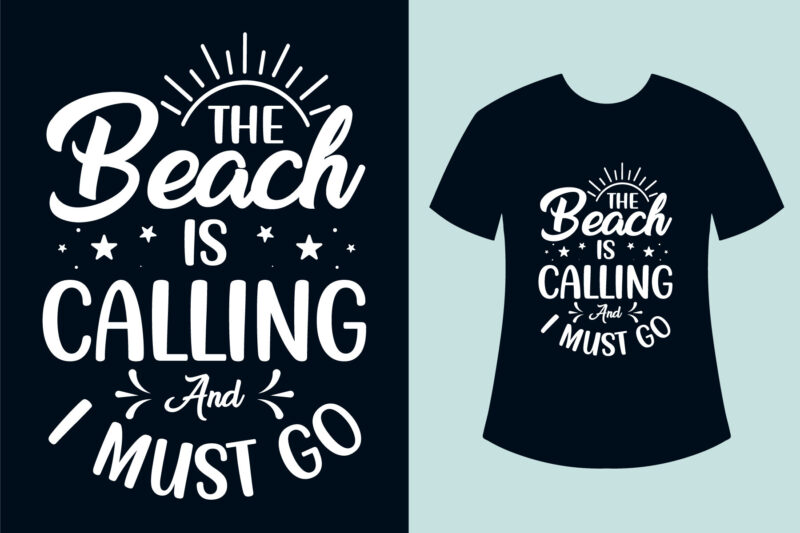 Summer SVG Bundle for T Shirt and Merchandise