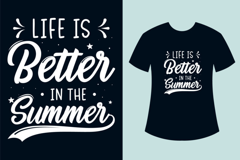Summer T-Shirt Design svg Bundle for T Shirts and Merchandise