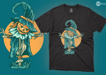 Halloween Scarecrow – Illustration graphic t shirt