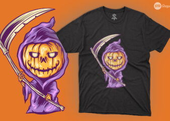 Halloween Pumpkin Evil – Illustration