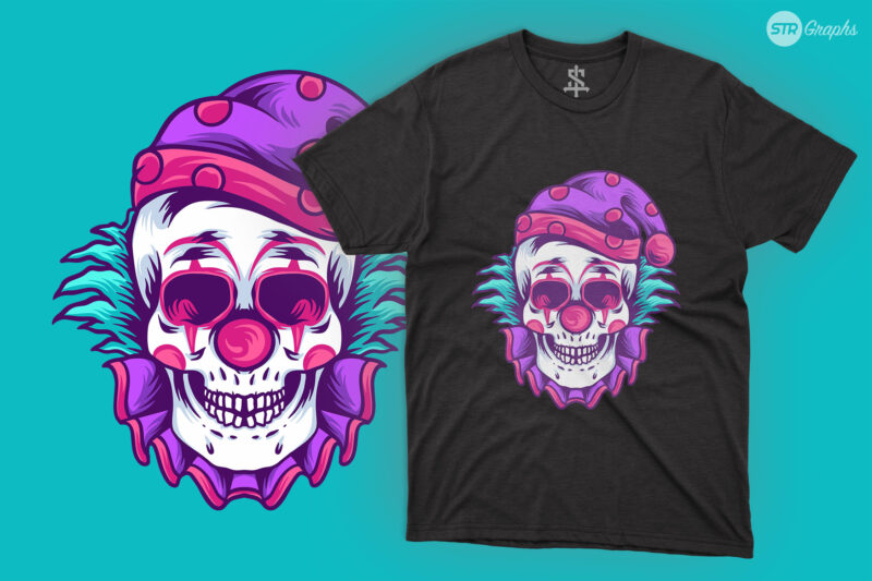 Skull Clown – Illustration