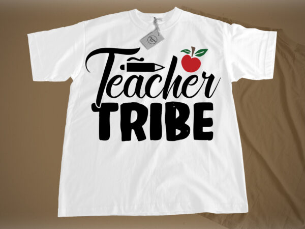 Teacher tribe svg t shirt designs for sale