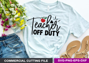 Teacher off duty SVG