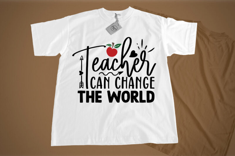 Teachers can change the world- SVG