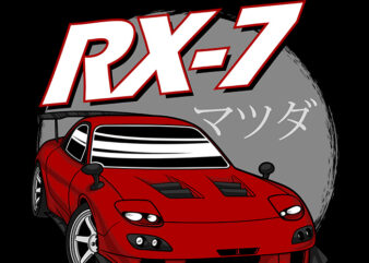 The hottest rx7 car shirt