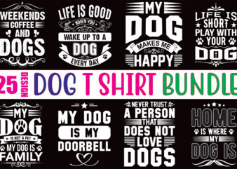 Dog SVG Bundle t shirt vector illustration