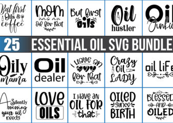 Essential oil SVG Bundle
