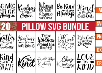 Pillow SVG Bundle t shirt illustration