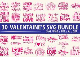 Valentines SVG Bundle