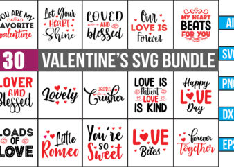 Valentines SVG Bundle