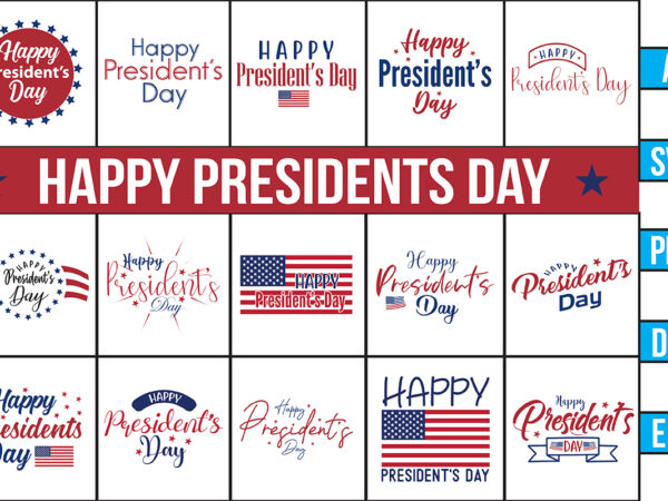 Happy presidents day bundle graphic t shirt