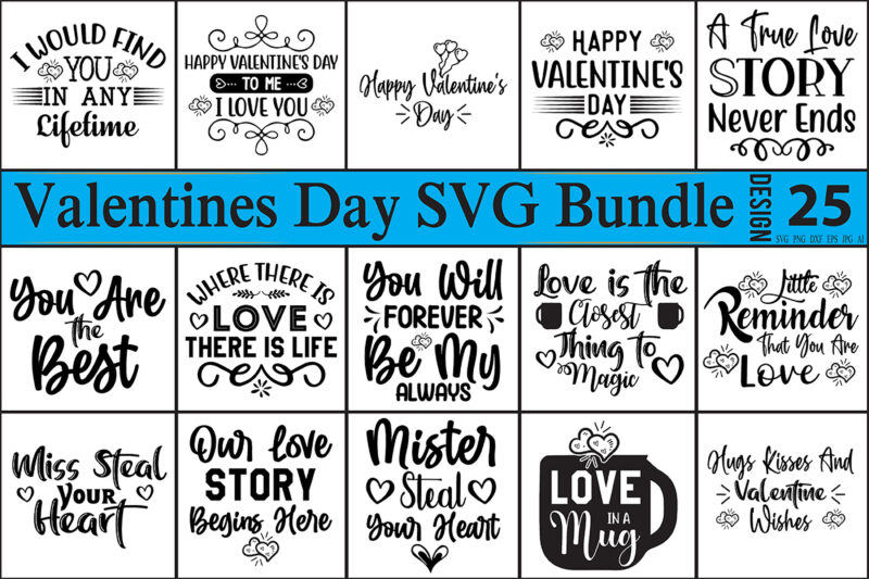 Valentines SVG Bundle