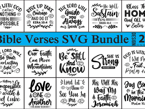Bible verses svg bundle t shirt template