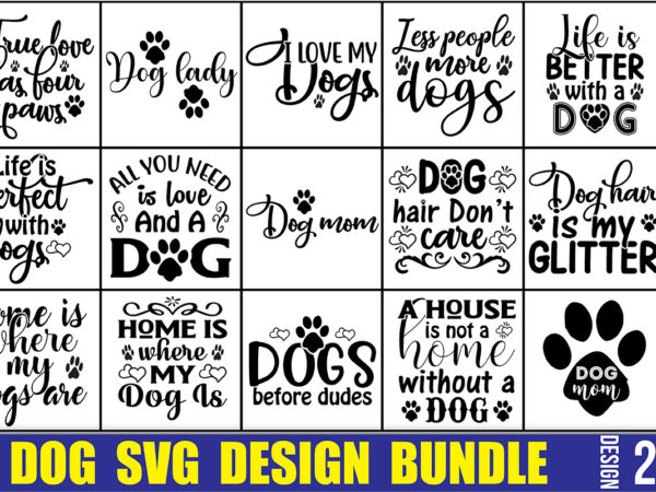 Dog svg bundle t shirt vector illustration