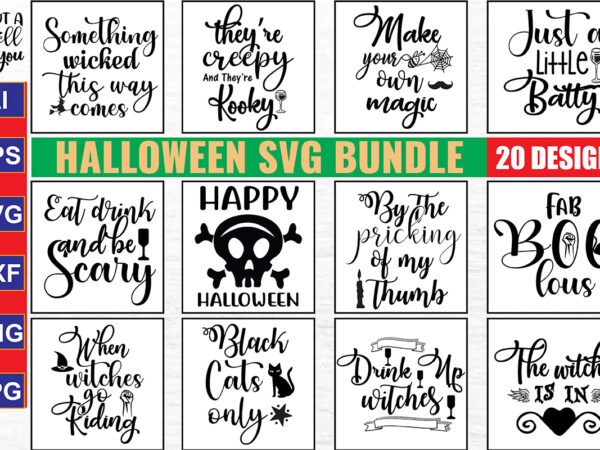 Halloween svg bundle graphic t shirt