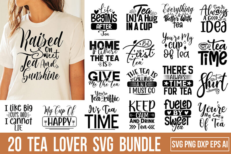 Tea Lover SVG Bundle