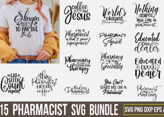 Pharmacist SVG Bundle t shirt illustration